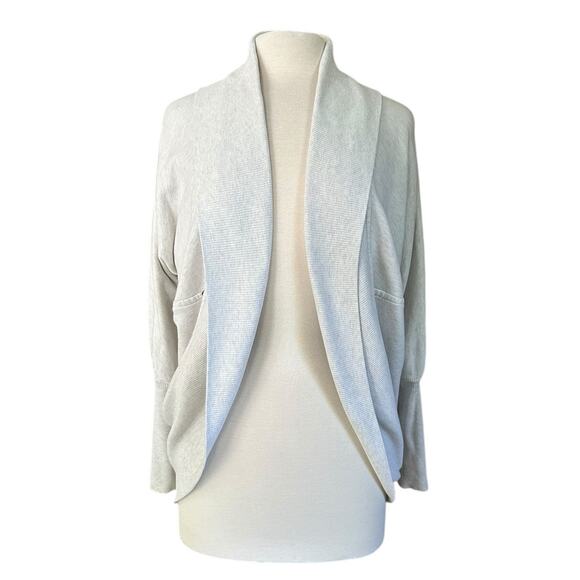 Aritzia Wilfred Diderot Sweater Cocoon Studded Open Cotton Cardigan Size XS - Picture 9 of 11